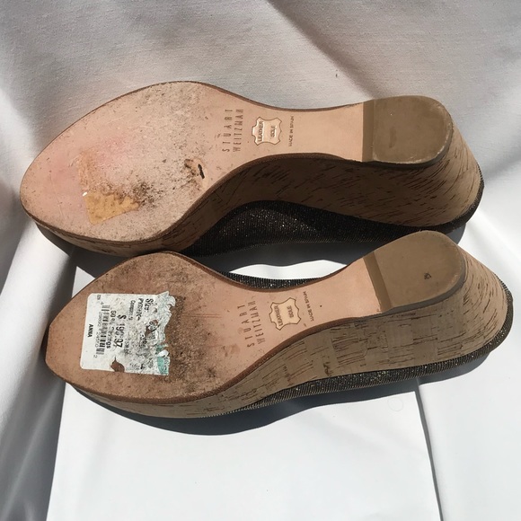 Stuart Weitzman Anna style heeled wedge shoes - Picture 7 of 9
